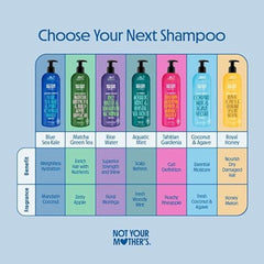 Not Your Mother's Naturals Floral fragrance detail evokes fresh scent during wash.