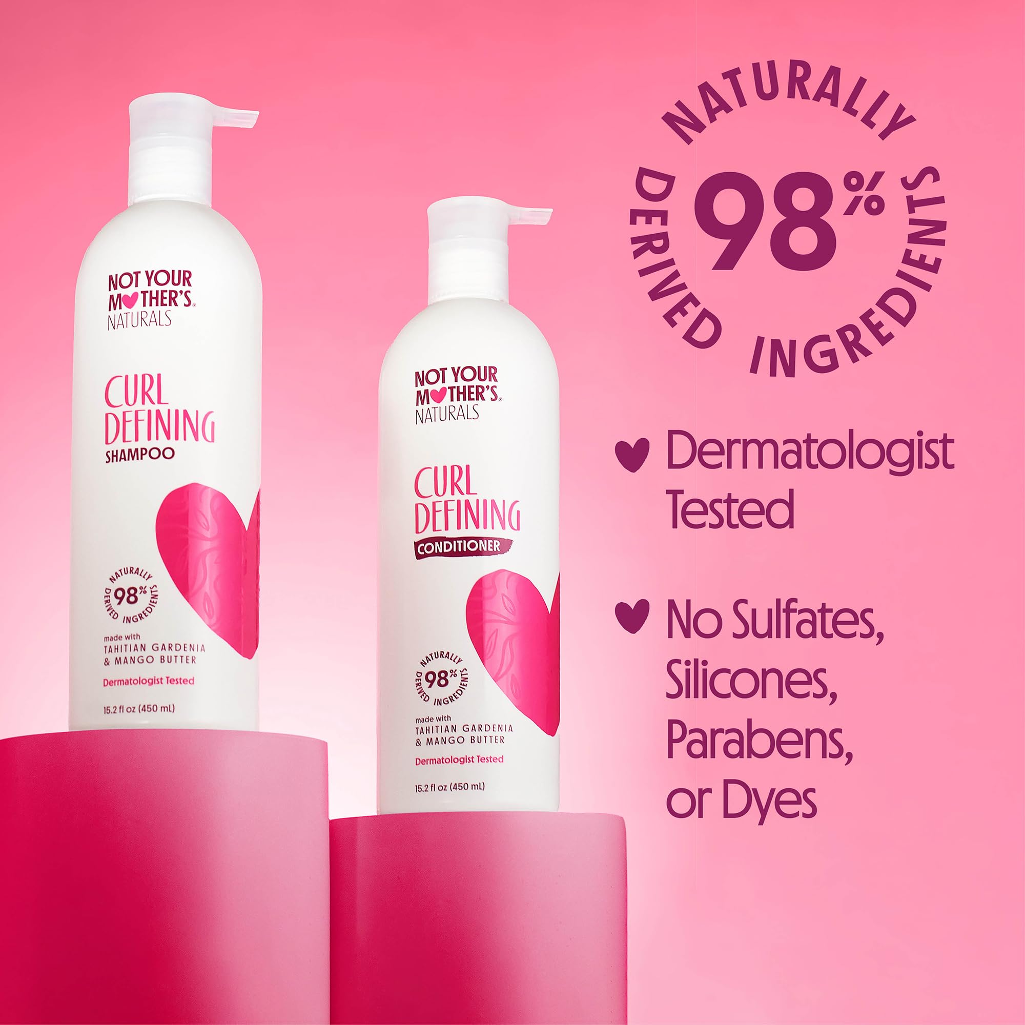 Not Your Mother's Naturals Peach Coconut fragrance adds a tropical scent during wash.