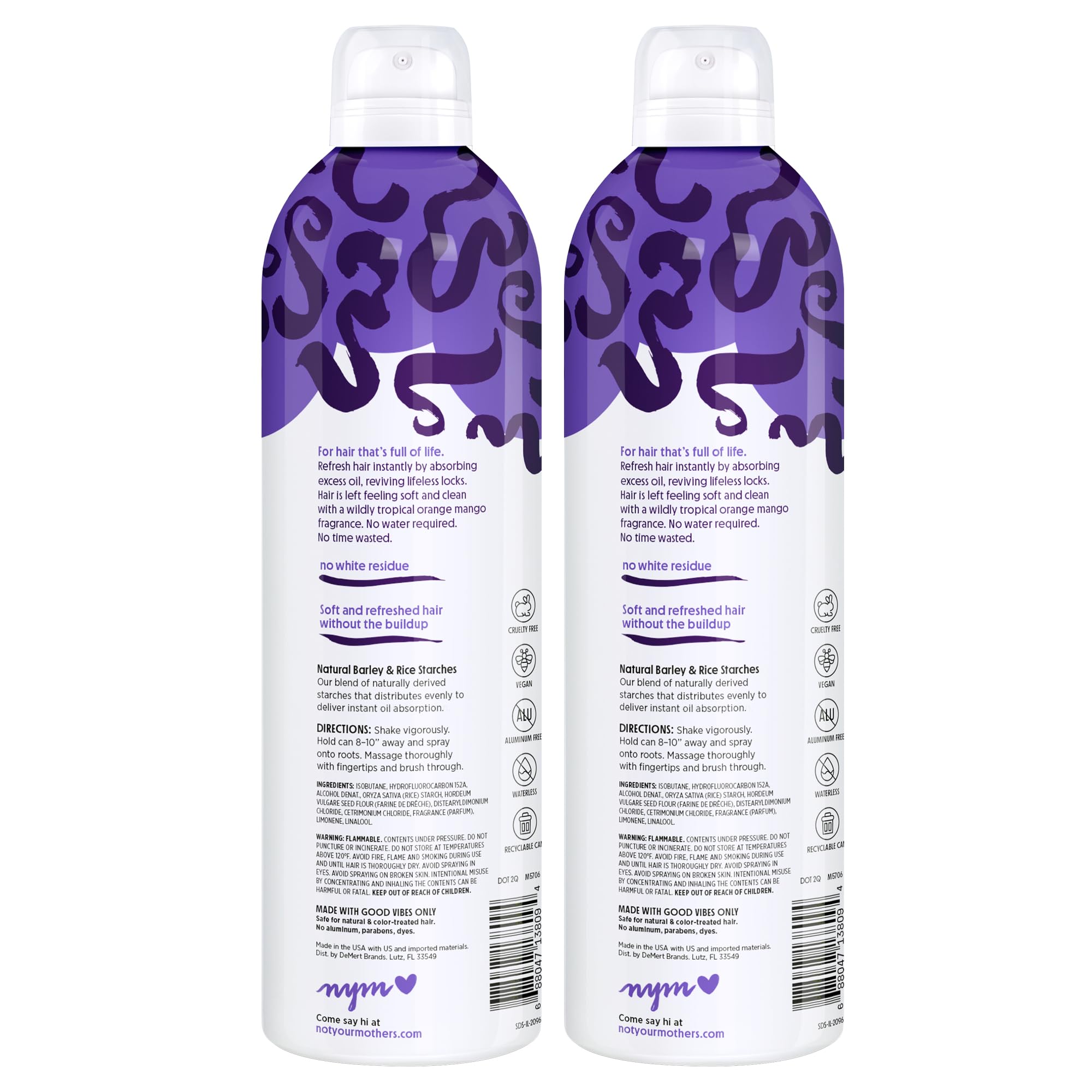 Not Your Mother's packaging 2-pack display emphasizes value and convenience.