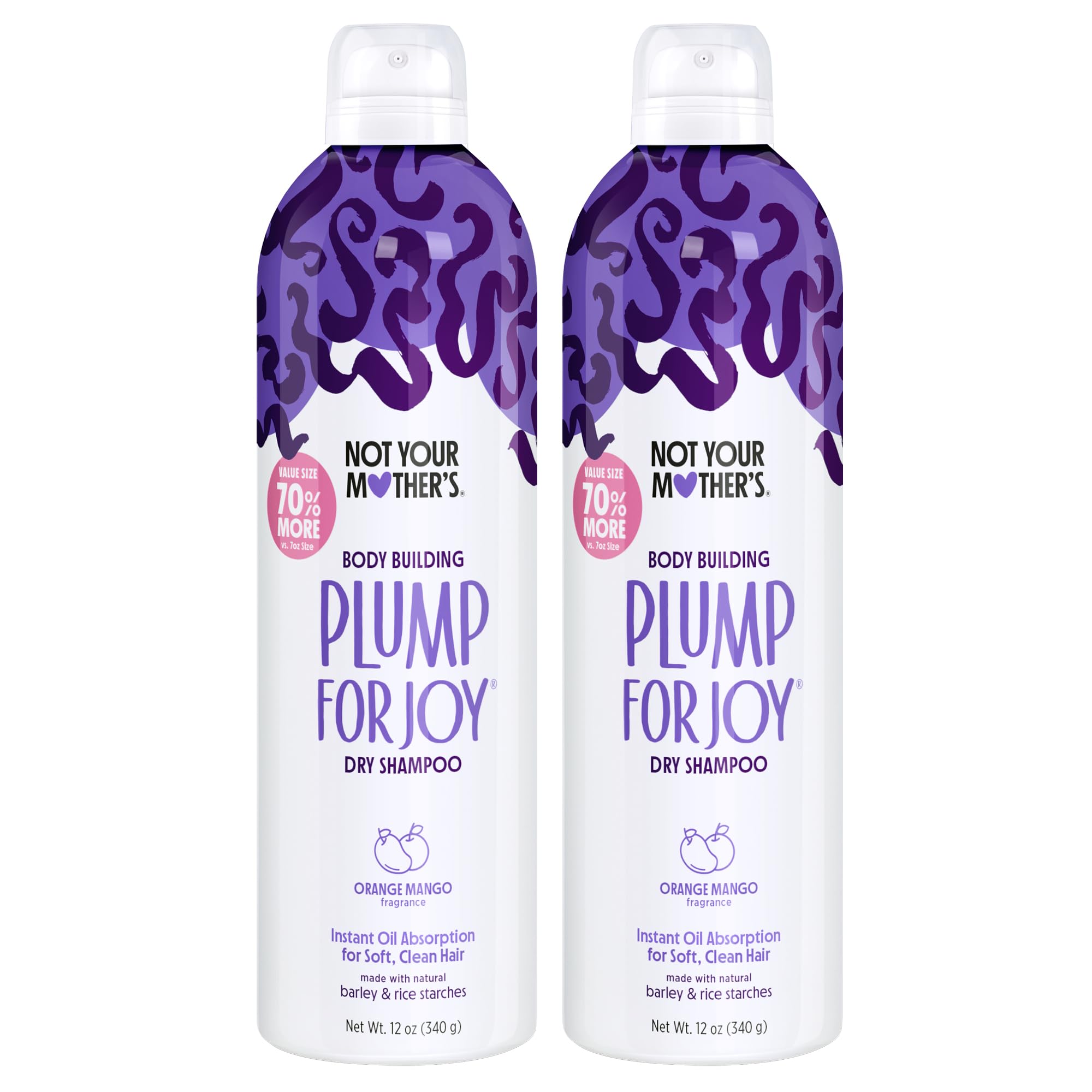 Not Your Mother's Plump for Joy spray-application shows easy no-rinse refresh.