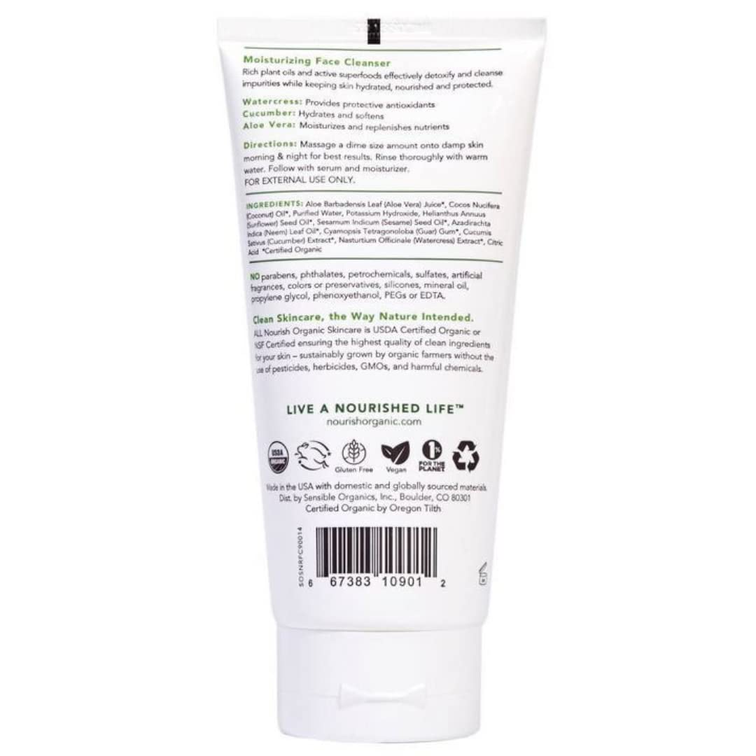 Nourish Organic reusable cotton round enhances a sustainable skincare routine.