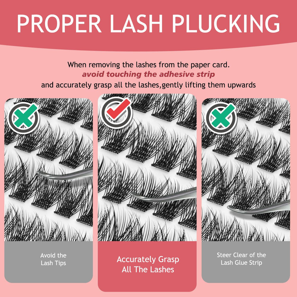 NovaBeryl reusable lash clusters can be reused with careful handling