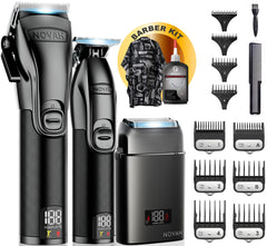 Novah Grooming clippers blade close-up for precise cuts.