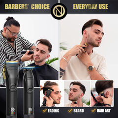 Novah Grooming guards 6-pack demonstrate versatile length selections for consistent fades.