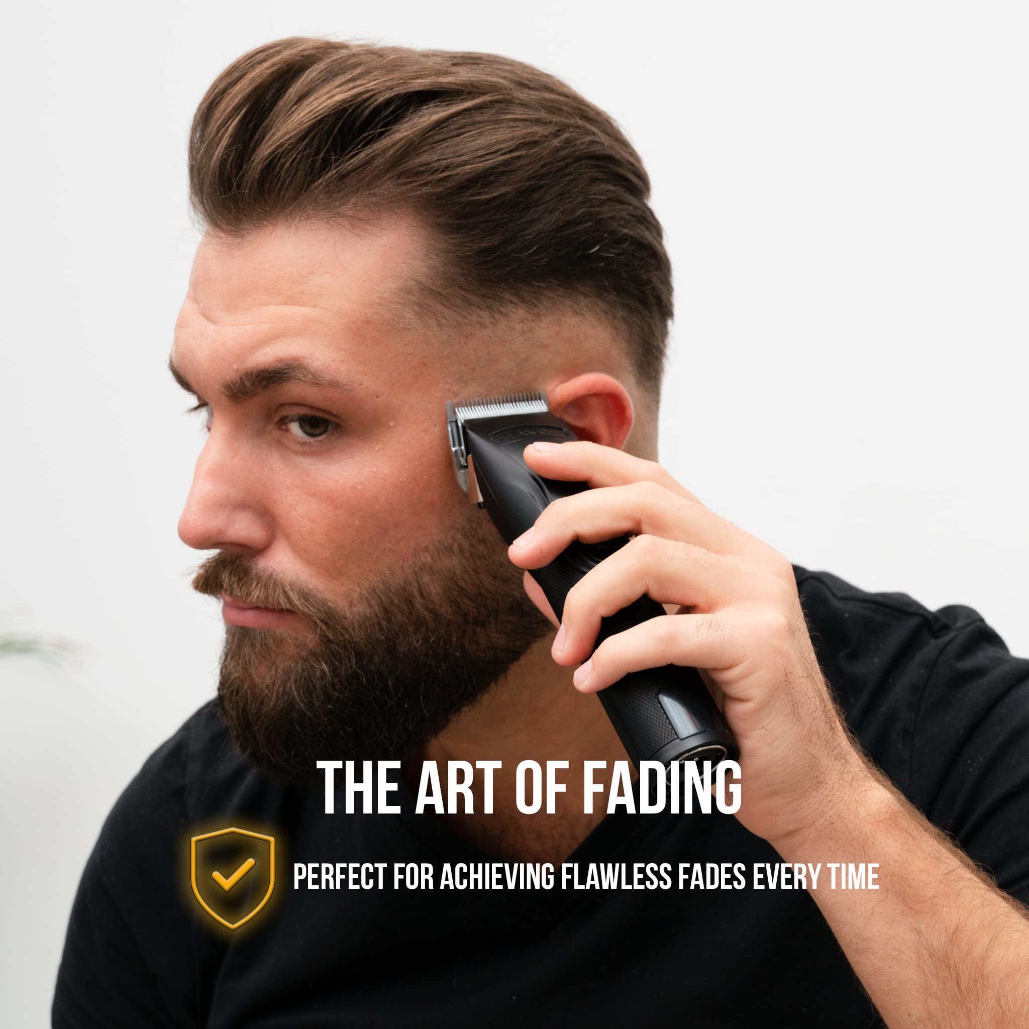 Novah Grooming six guards and four trimmer guards enable versatile styles.