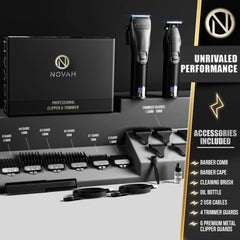 Novah Grooming turbo two-speed action for extra power when needed.