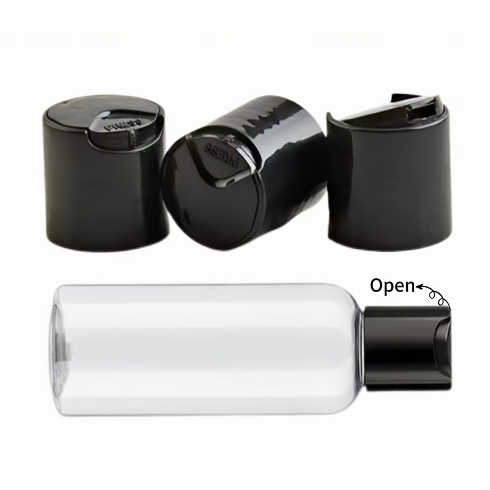 NovaHF transparent bottle design helps identify contents at a glance.