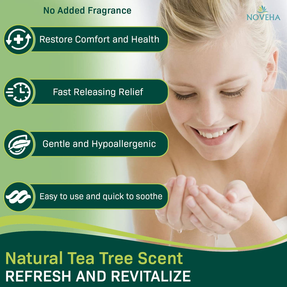 NOVEHA Eyelid Cleanser Foam cucumber extract cooling hydration for delicate eye skin