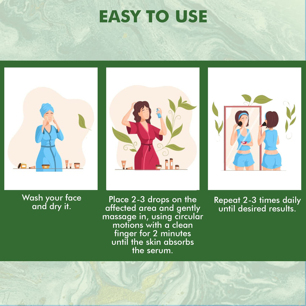 NOVEHA Stye Relief Serum ingredients shows linseed and tea tree oils for gentle care.