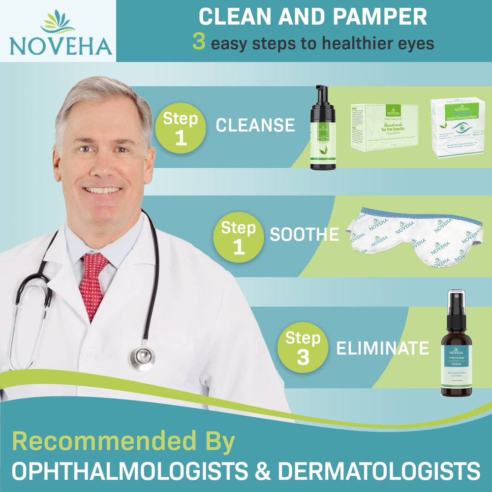 NOVEHA vegan formula label signaling natural actives and clean ingredients