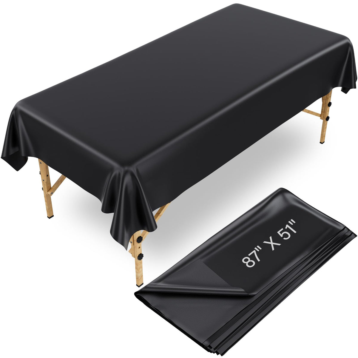 Noverlife 87x51in massage table sheet on bed for spa protection