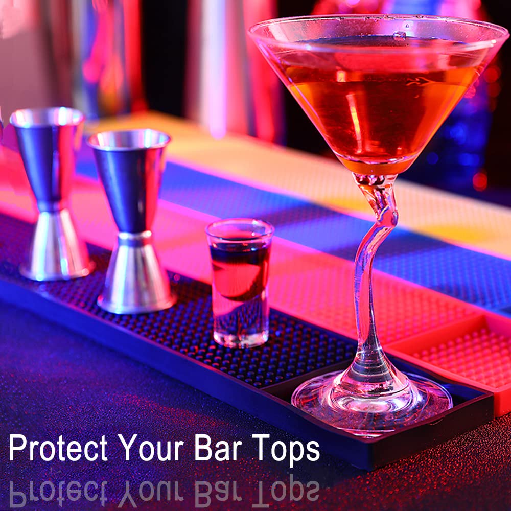 Noverlife bar mat bar-tools-organization provides stable space for clippers and brushes.