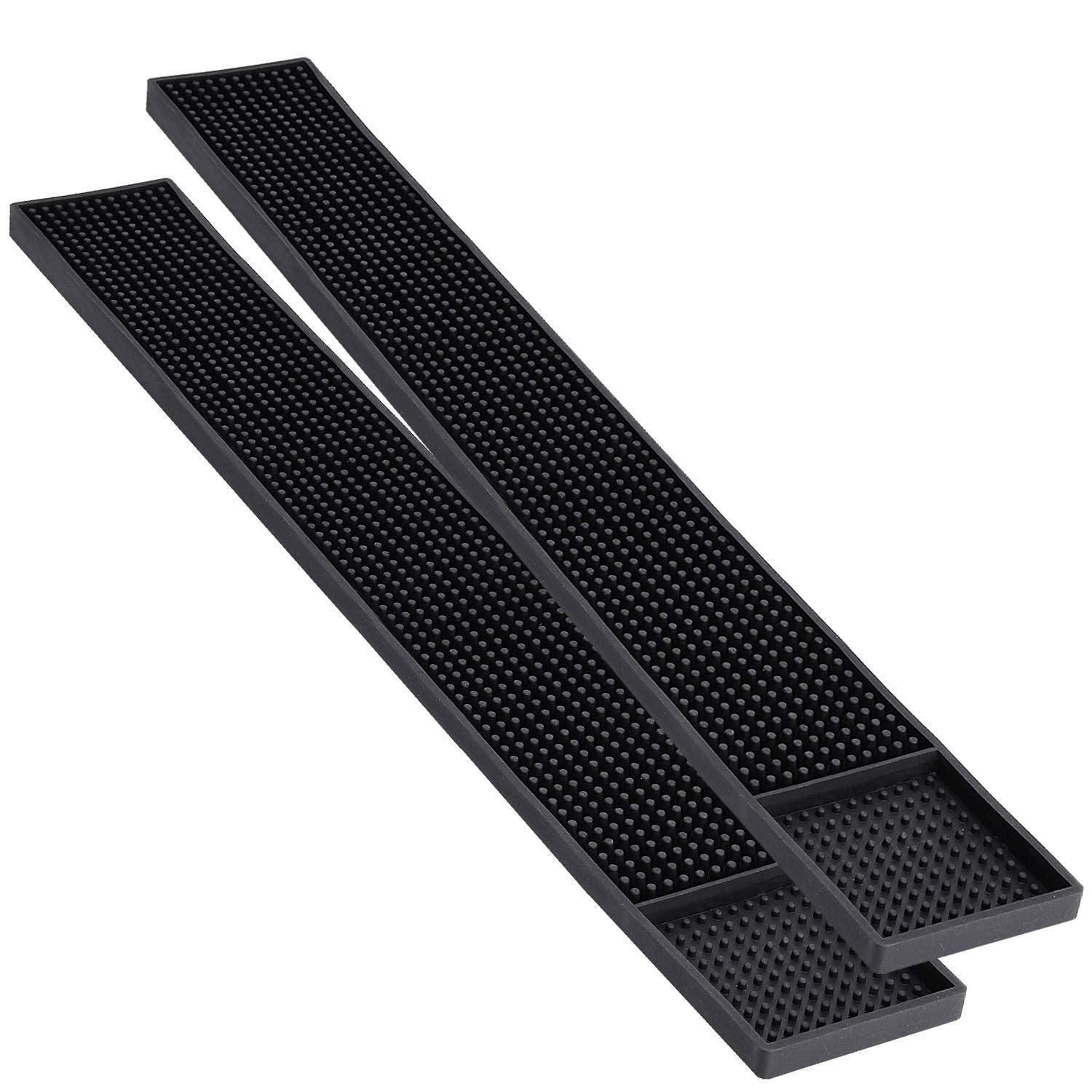 Noverlife bar mat non-slip 24x3 keeps glassware steady during service.
