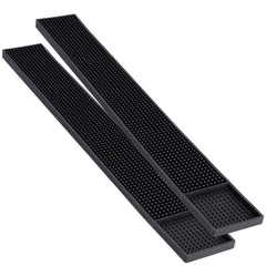 Noverlife bar mat non-slip 24x3 keeps glassware steady during service.