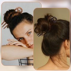 Noverlife chignon-secure hair clip adds elegance to classic buns