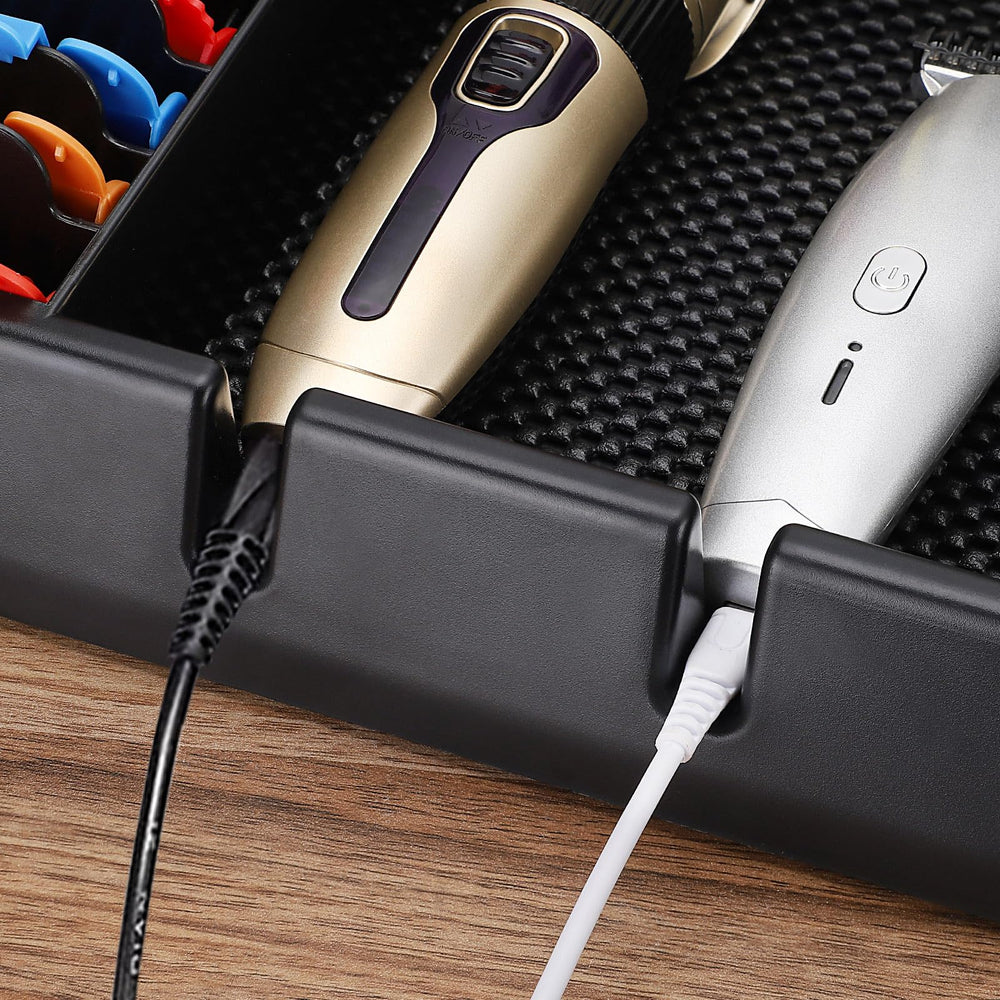 Noverlife clippers guards holder keeps tools within reach on the station
