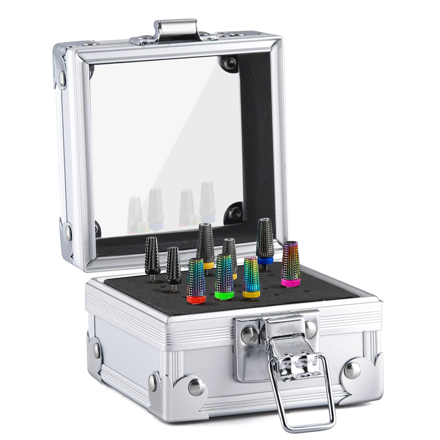 Noverlife compact nail art tools storage keeps workspace neat and accessible.