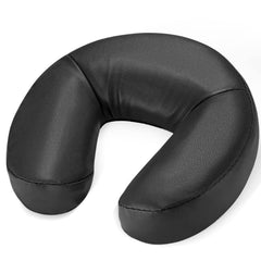 Noverlife massage face cradle close-up highlights memory foam comfort for clients.