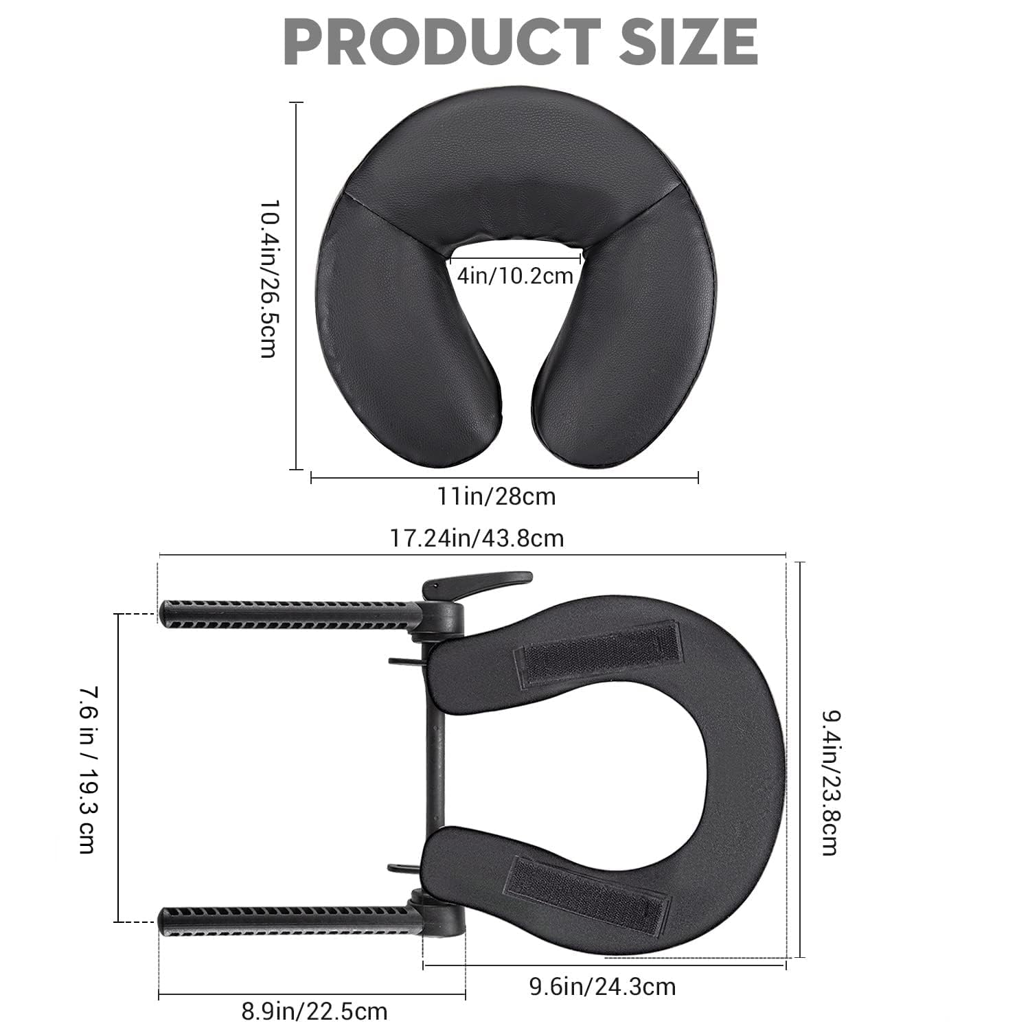 Noverlife head rest packaging includes universal cradle and cushion pillow for ready-to-use kit.