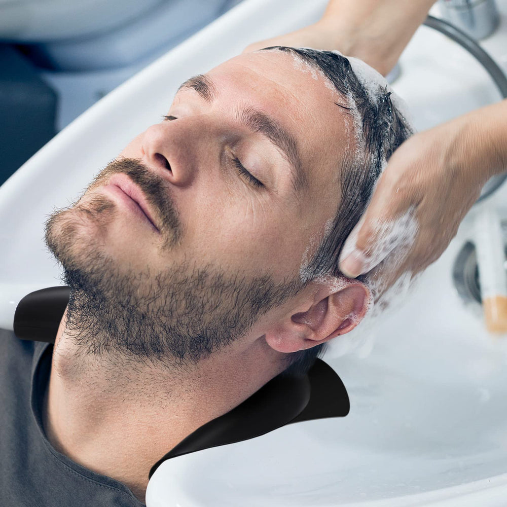 Noverlife neck rest fits most salon wash basins for versatile setup.