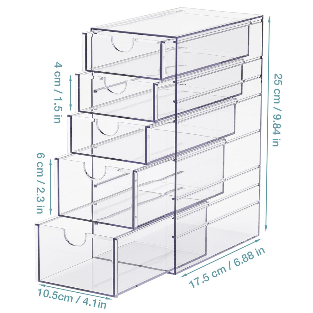 Noverlife see-through design emphasizes your collection and streamlines daily routines.