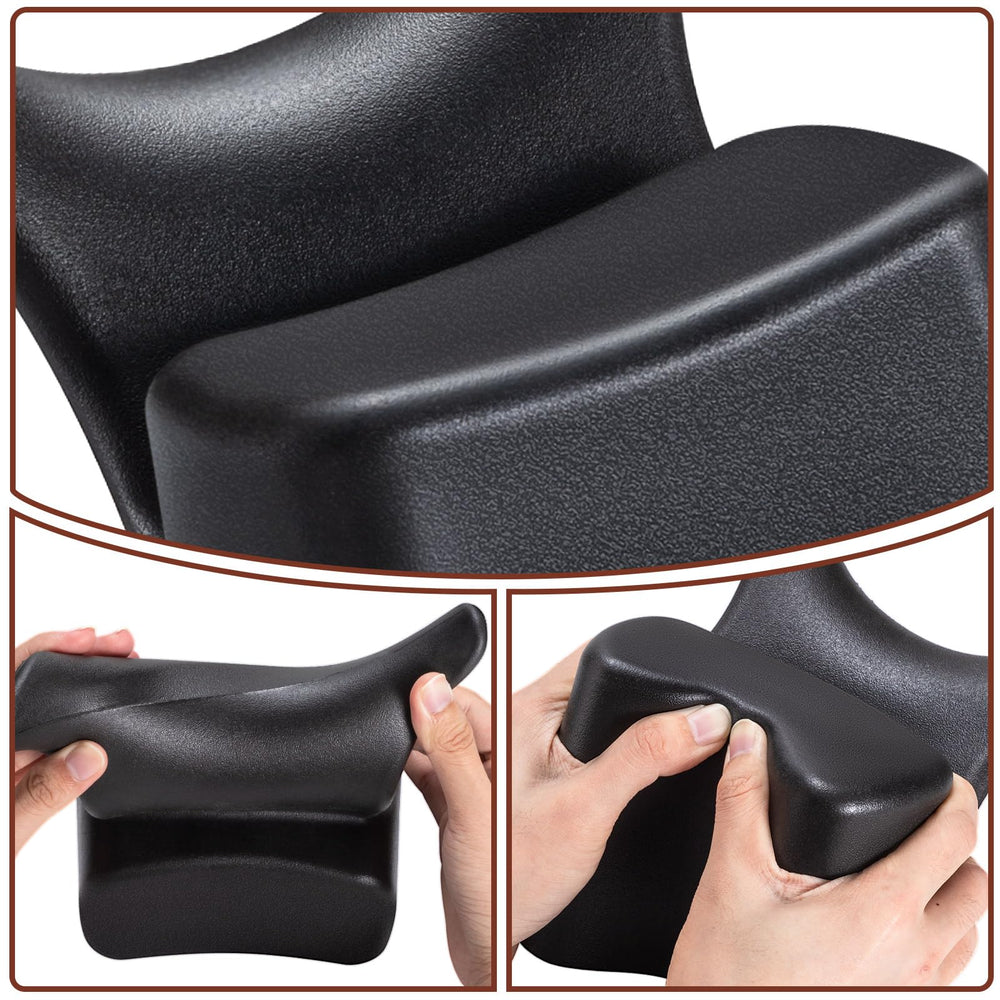 Noverlife rubber-material neck rest features durable waterproof surface