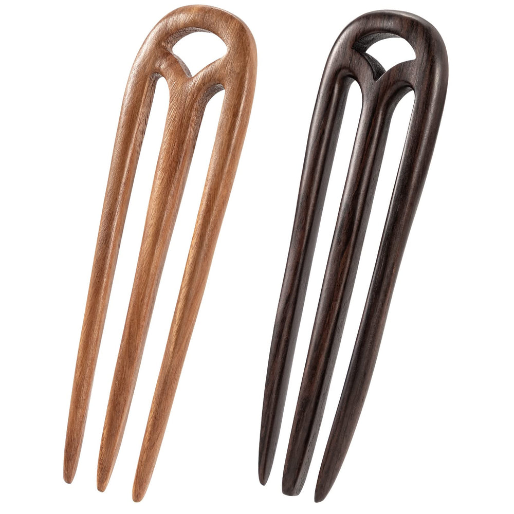 Noverlife wooden hair sticks stay put during daily activities and events
