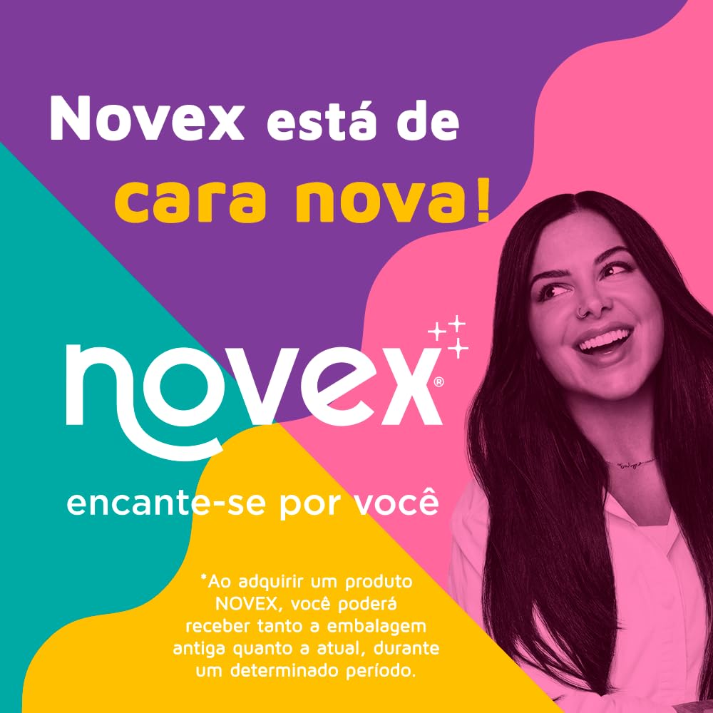NOVEX Keratin Recharge after blow-drying for sleek straight finish