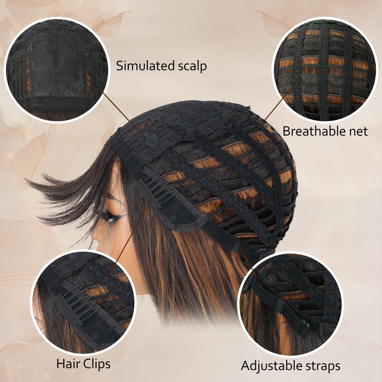 NOVFLKW daily-use or cosplay wig in versatile color blend.