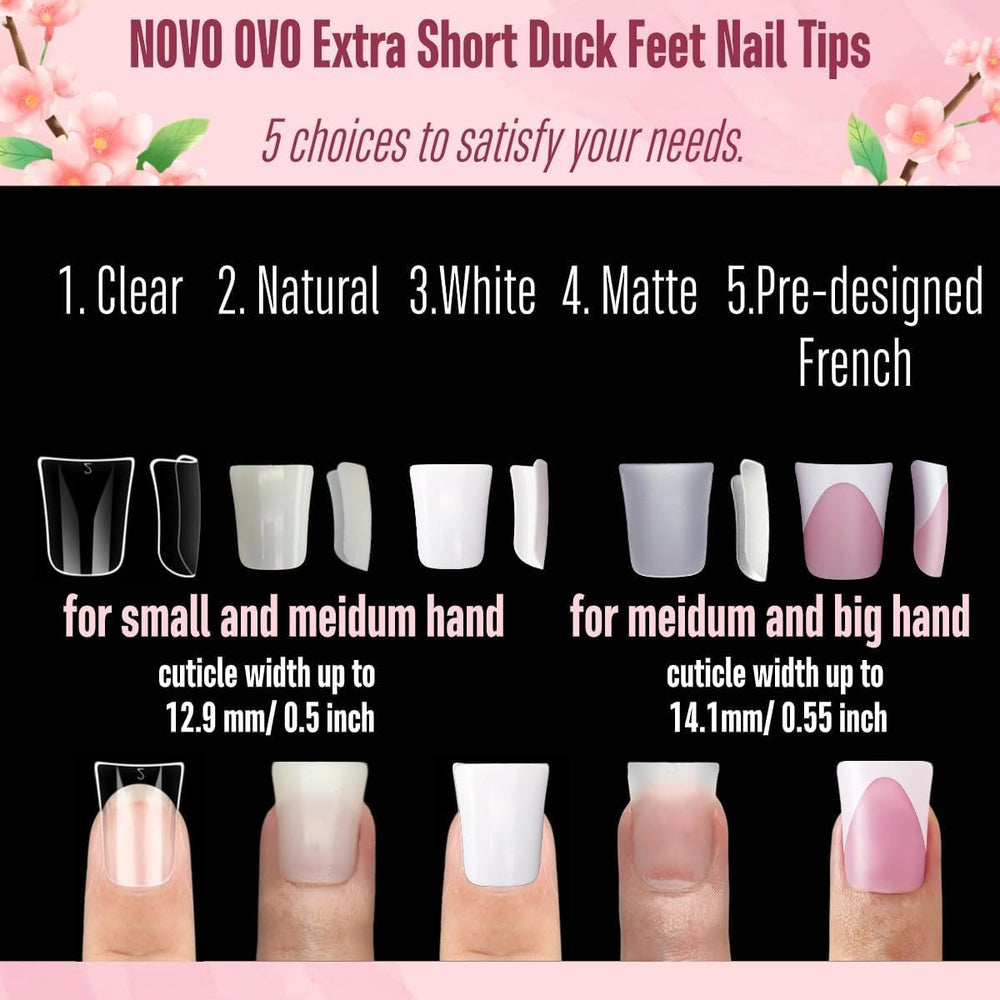 NOVO OVO 12 sizes kit highlights petite-friendly thumb size for precise fit