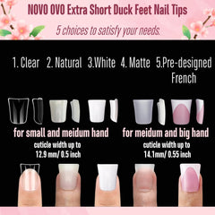 NOVO OVO 12 sizes kit highlights petite-friendly thumb size for precise fit