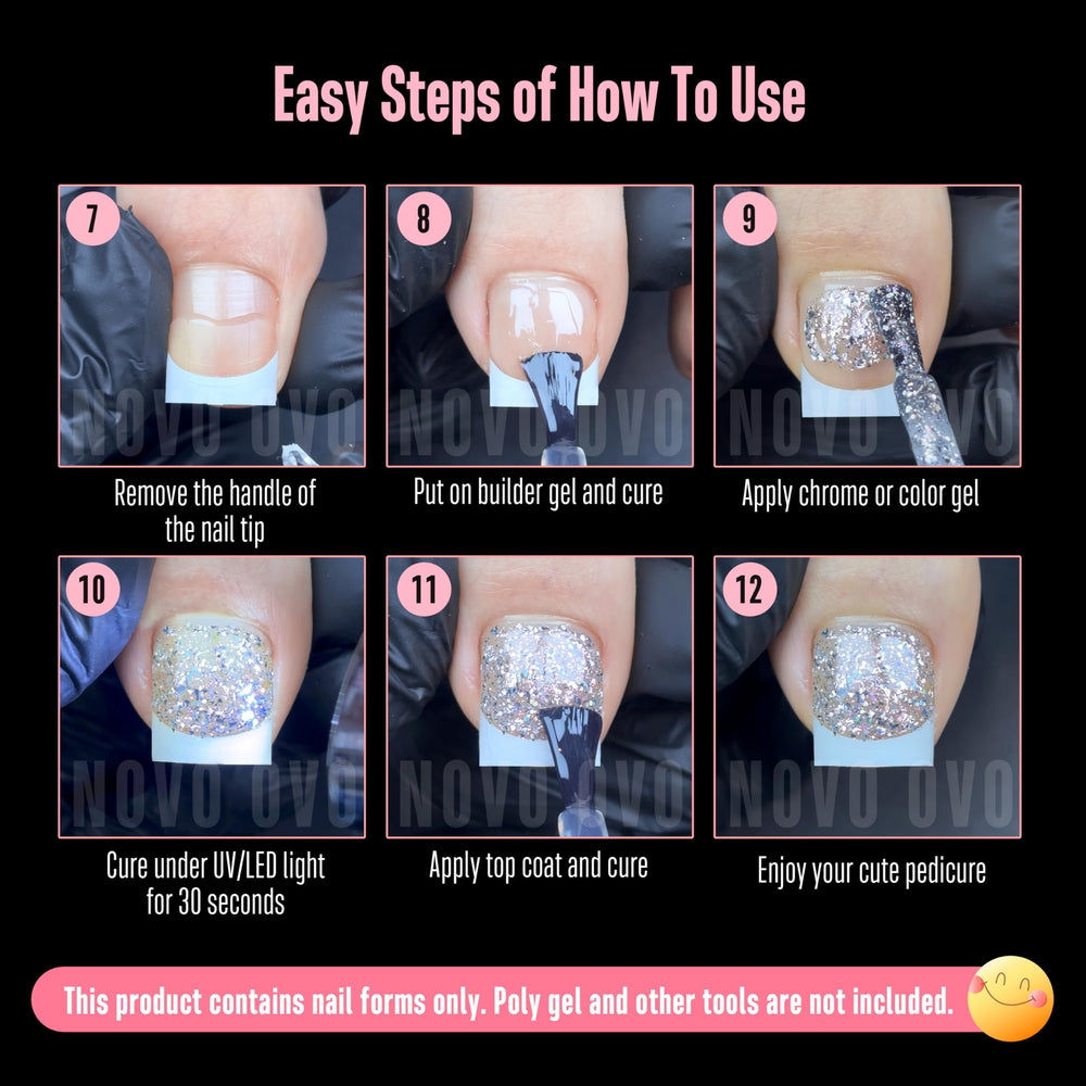 NOVO OVO big toe tips provide secure fit for wider nails