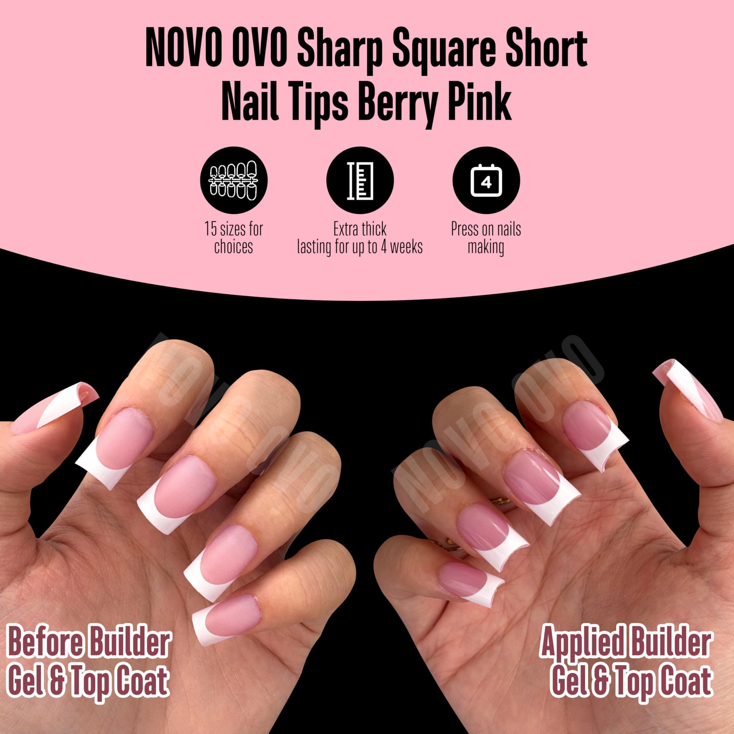NOVO OVO compatible with builder gel top coat for lasting shine