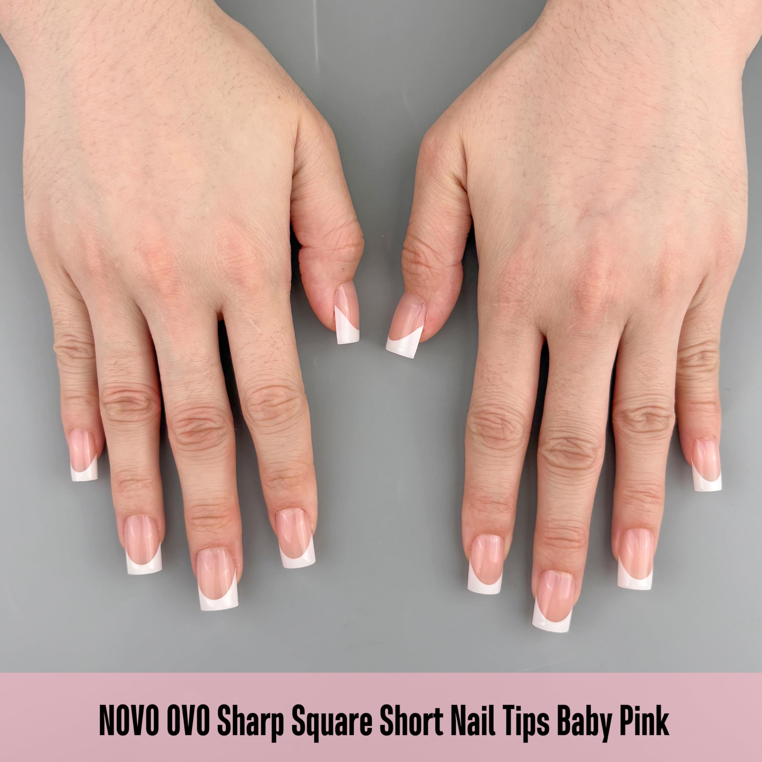 NOVO OVO pre-filed cuticle end saves prep time for a clean application
