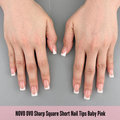 NOVO OVO pre-filed cuticle end saves prep time for a clean application