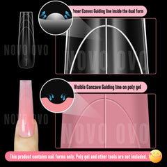NOVO OVO dual form reveals three lengths and three French tips for versatile styling.