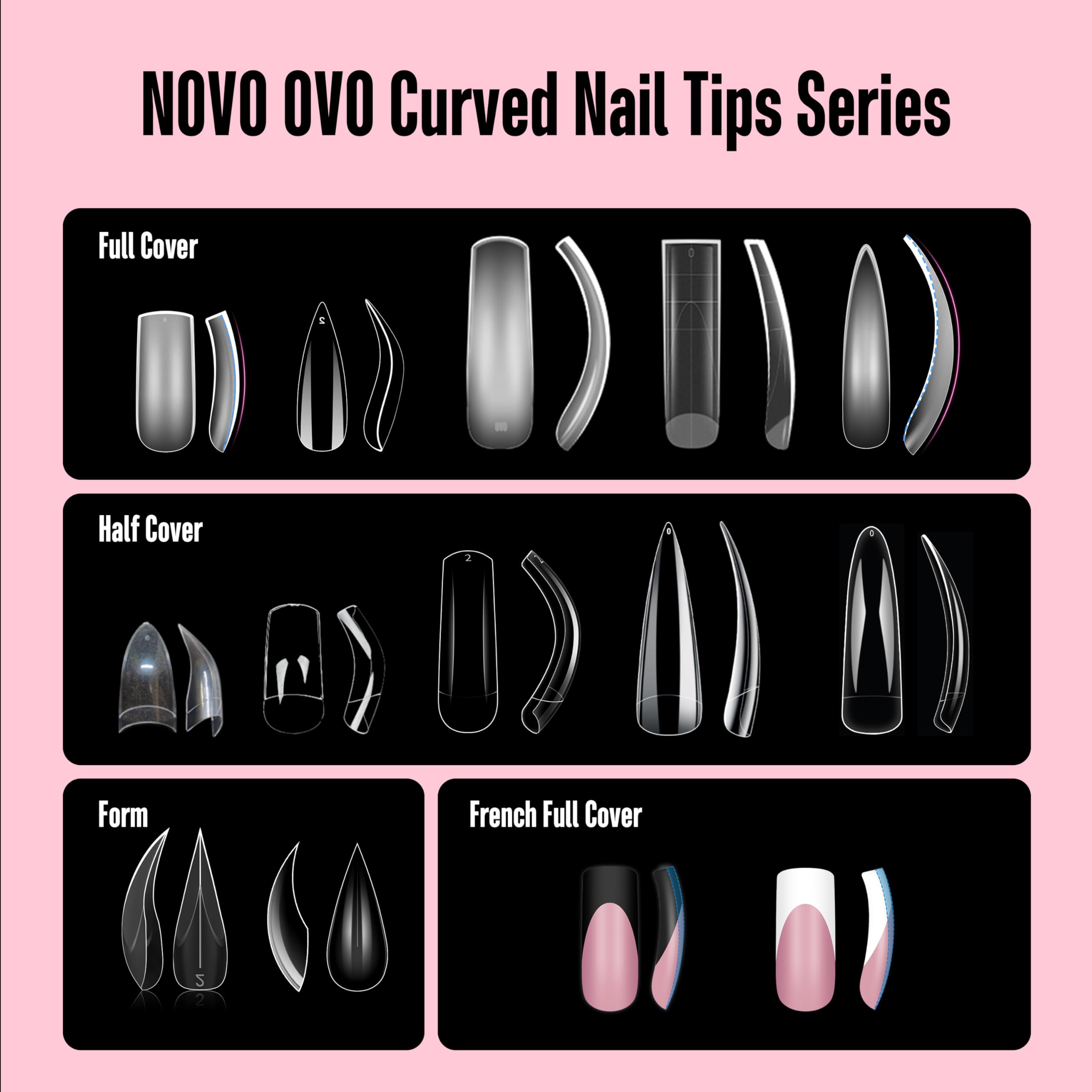 NOVO OVO perfect-for-events nails—great for Halloween, cosplay, weddings and parties.