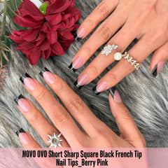 NOVO OVO premium PMMA soft gel tips stay ultra-transparent and mark-free