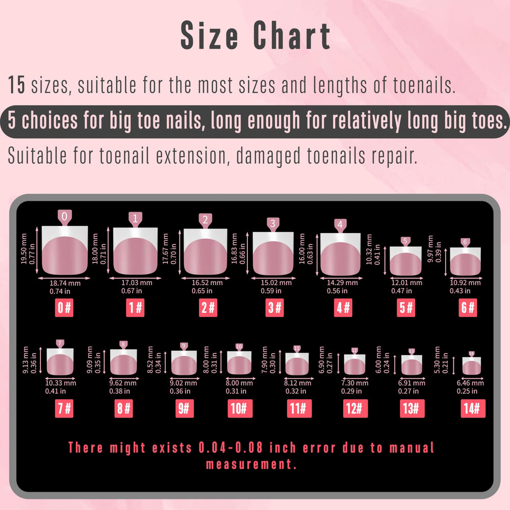 NOVO OVO nail tips ideal for open-toe sandals and summer looks.