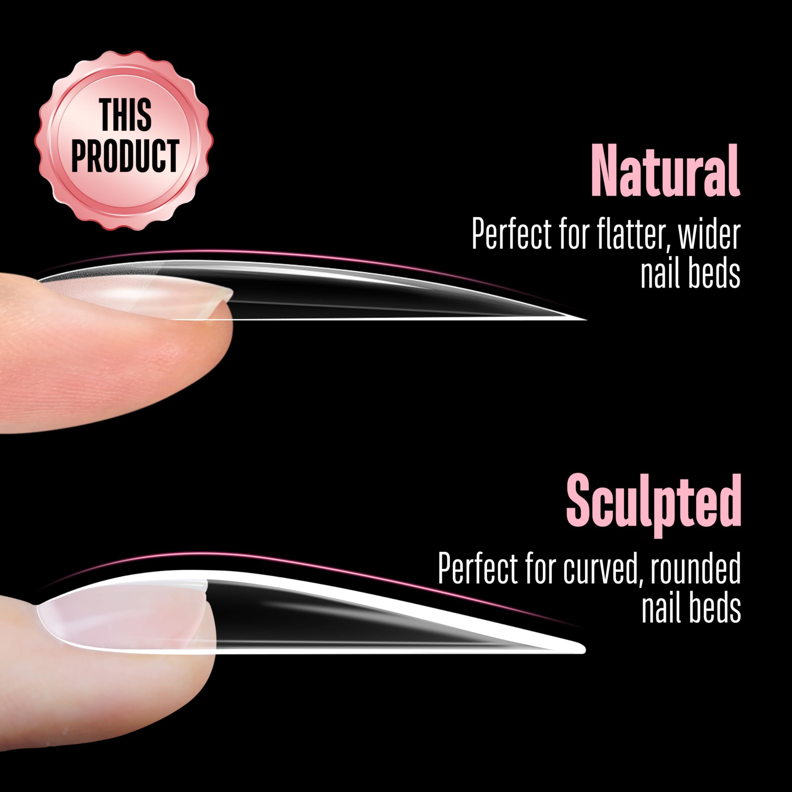 NOVO OVO ultra-transparent soft gel tips support easy press-on and removal