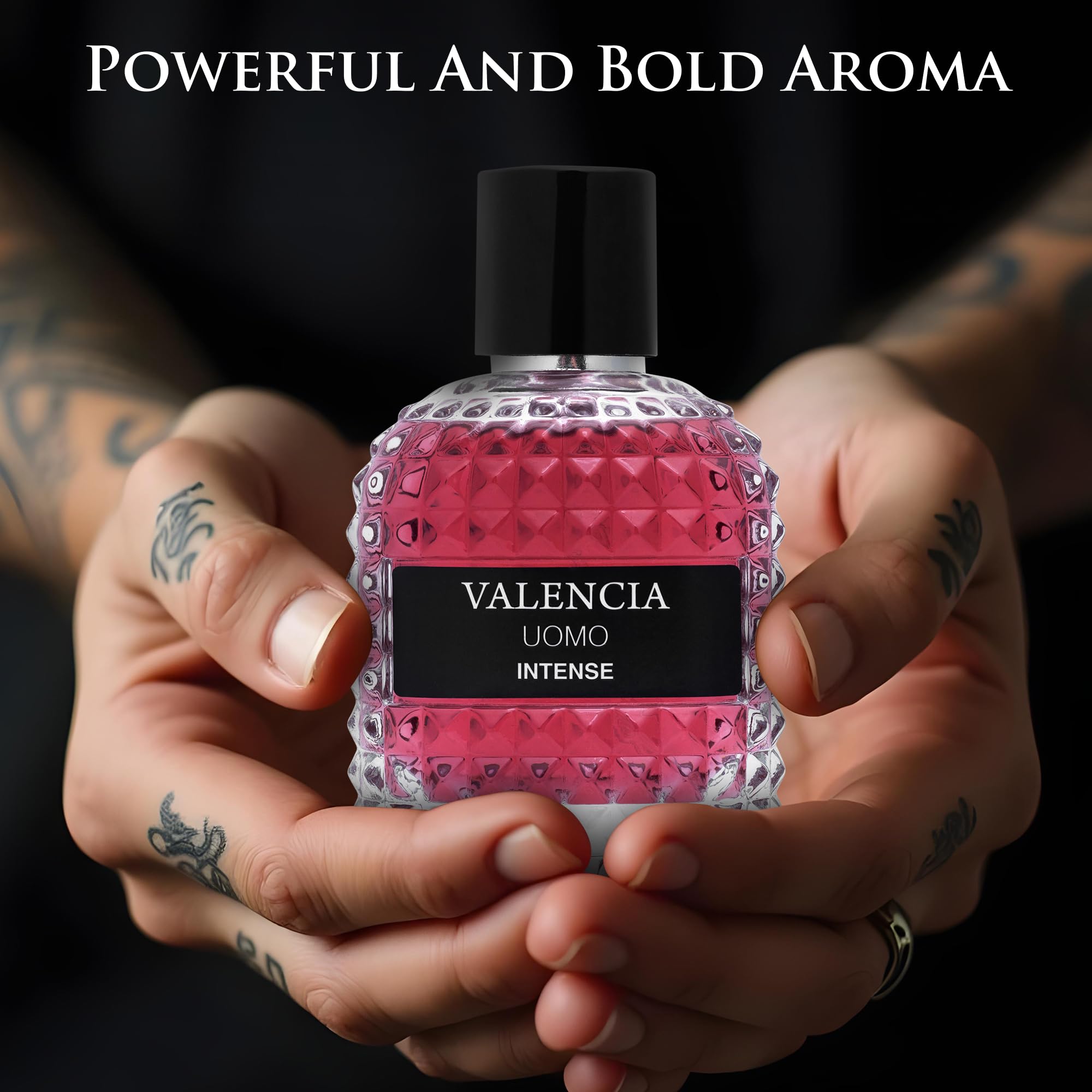 NovoGlow Valencia UOMO Intense elegant packaging, showcasing premium gifting appeal