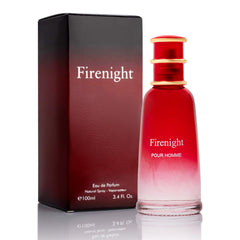 NovoGlow Firenight bottle front view for daily wear and confident daytime scent.