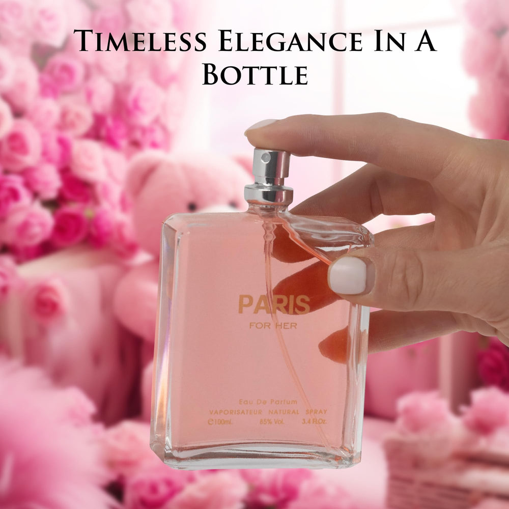NovoGlow Paris For Her floral notes evoke a fresh daytime scent.