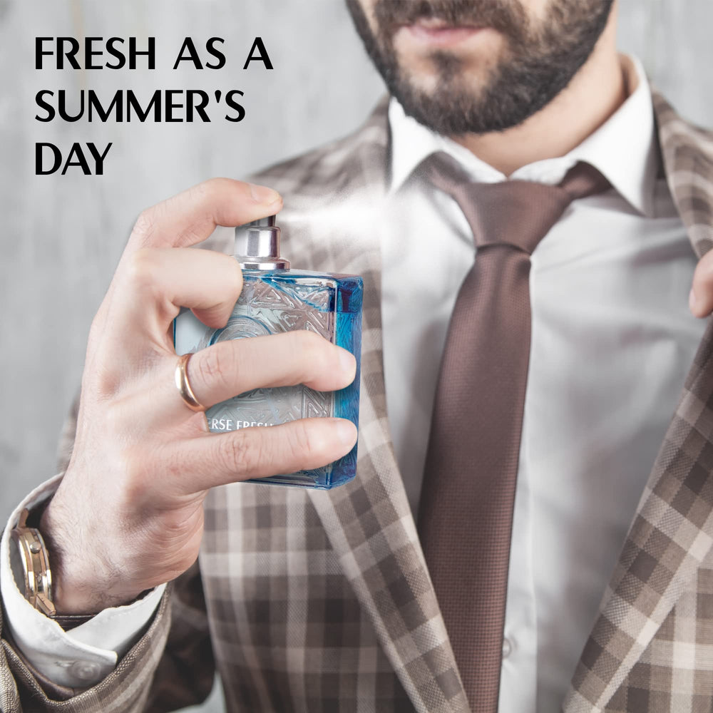 NovoGlow Verse Fresh spray in use delivering crisp aroma