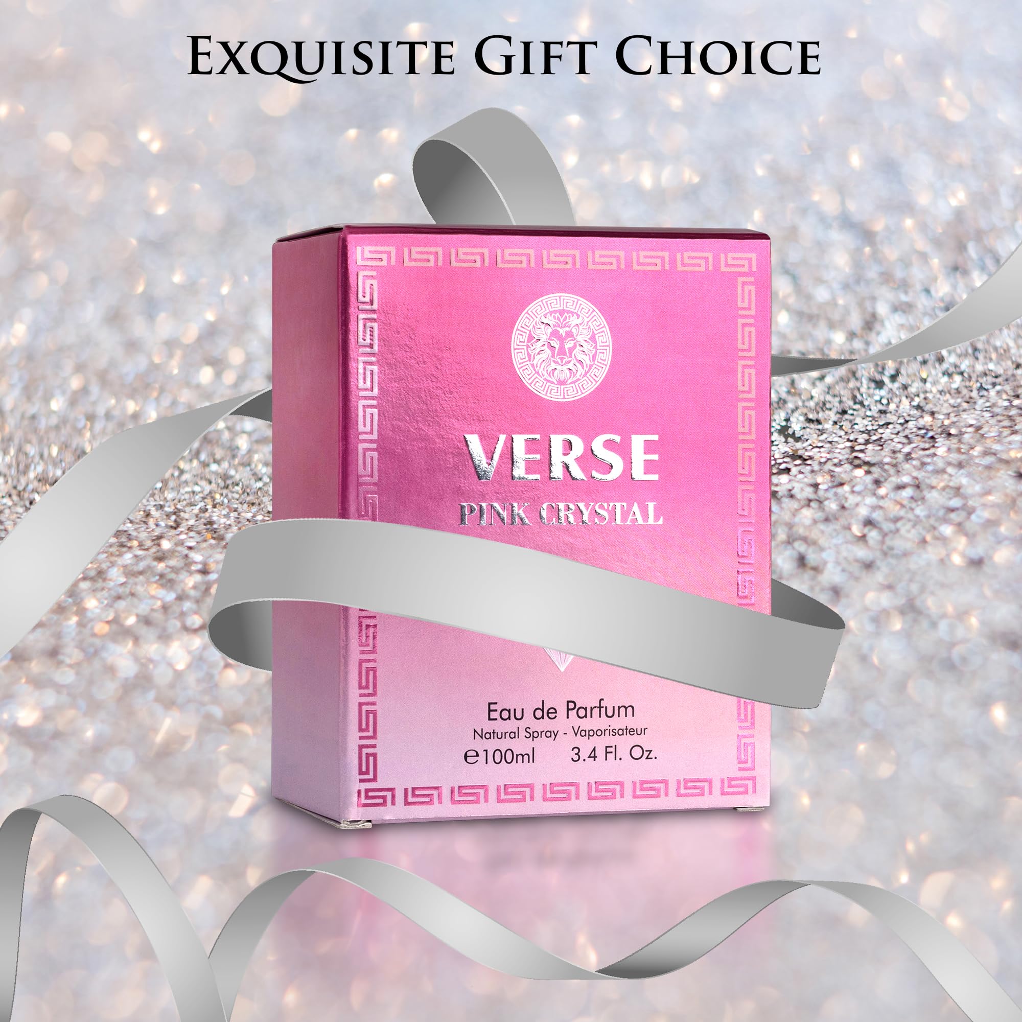 NovoGlow Verse Pink Crystal gift box ready for special occasions