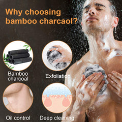 Novosun loofah mesh pouf produces rich lather with gel cleanser