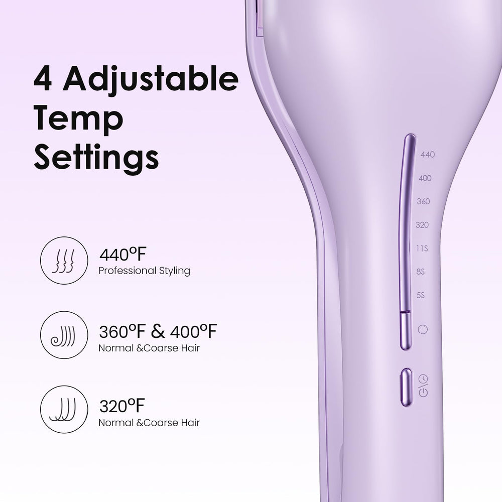 NOVUS Curling Iron Waver anti-scald top protecting fingers during styling