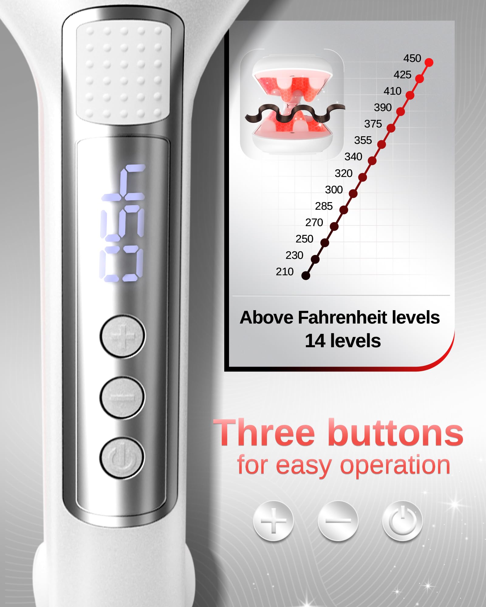 NOVUS Hair Crimper Waves reaches styling temperature in 30 seconds for quick results.