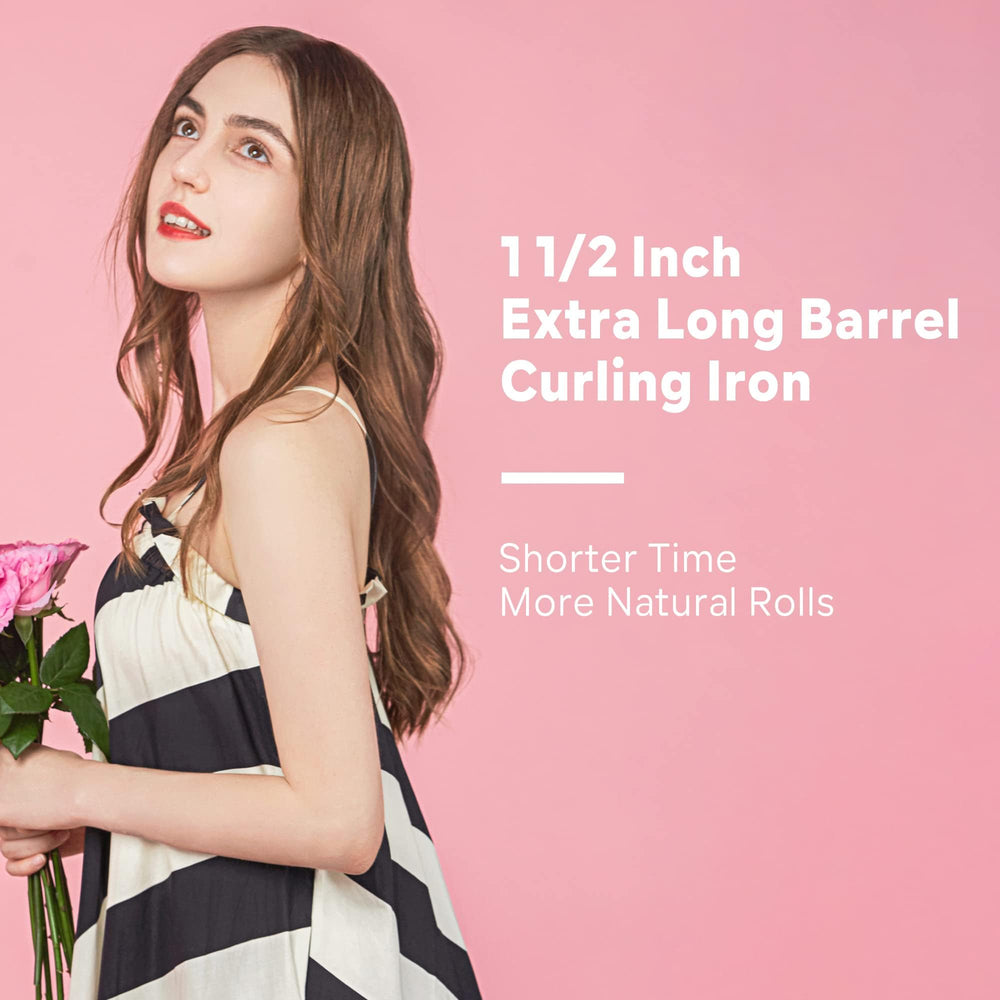 NOVUSPRO curling wand heat-resistant glove provides hand protection during use.