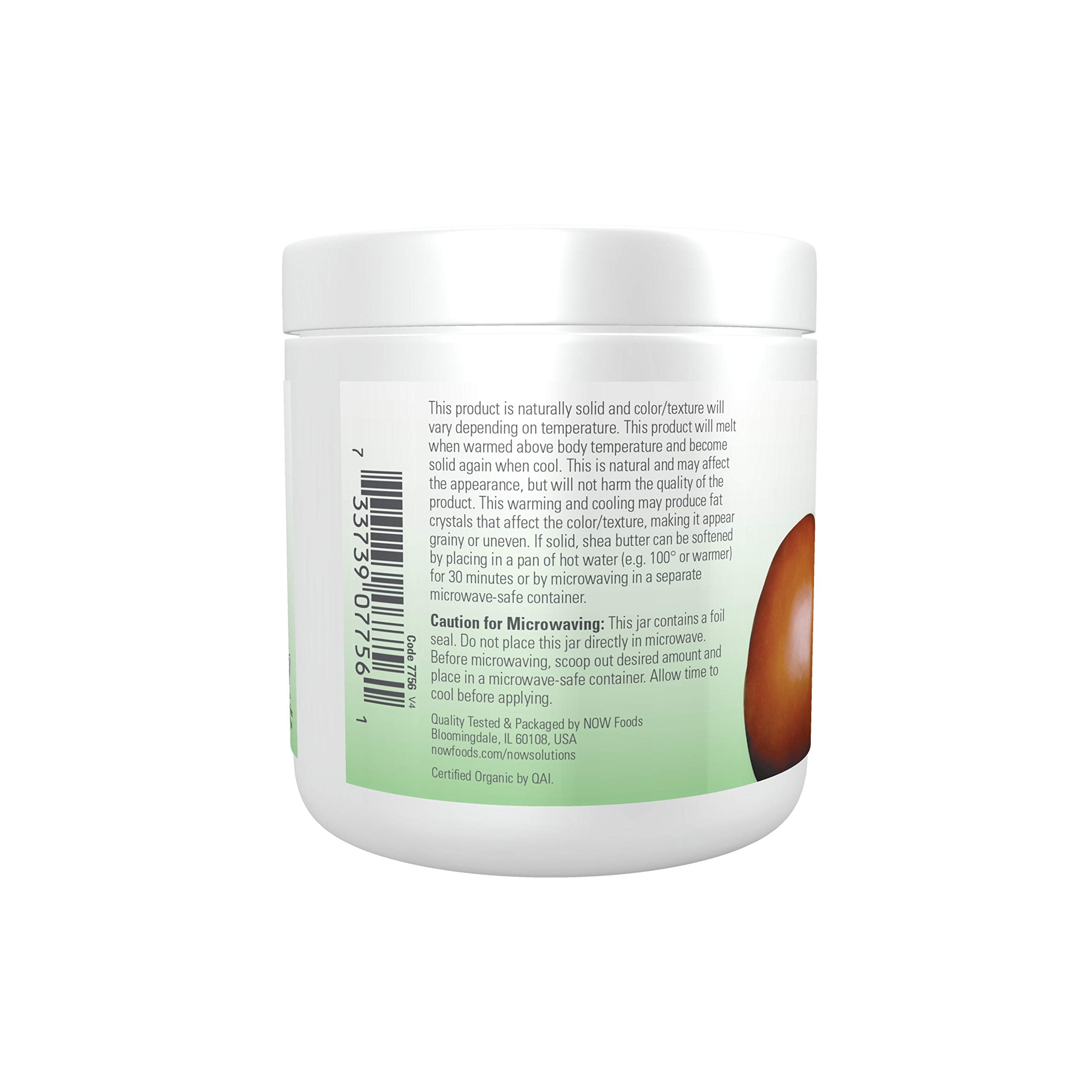 NOW Foods Shea Butter used as scalp moisturizer